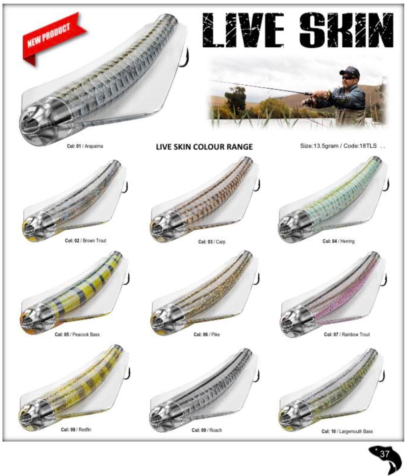 Tasmanian Devil 13.5g Live Skins – Trophy Trout Lures and Fly Fishing
