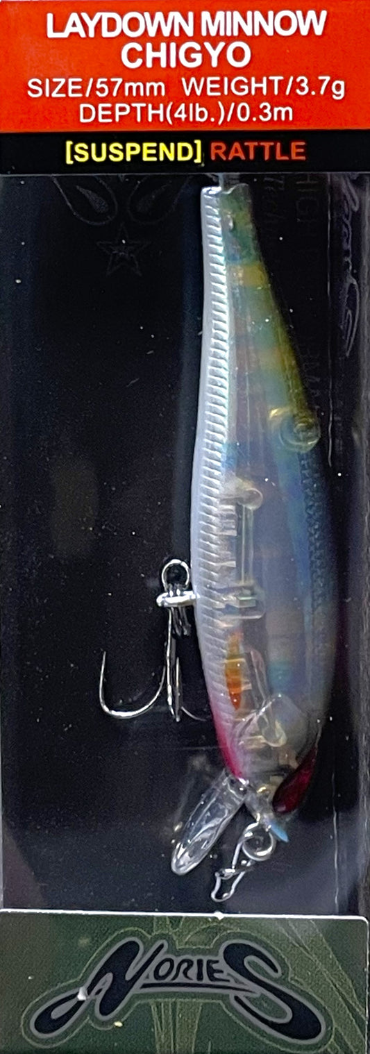 Nories Laydown Minnow Chigyo - BR-339HL Layerd Hologram Oikawa