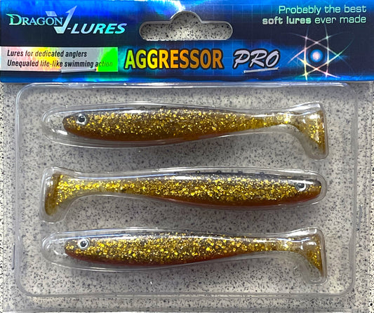 Dragon Aggressor Pro 4" - Golden Storm