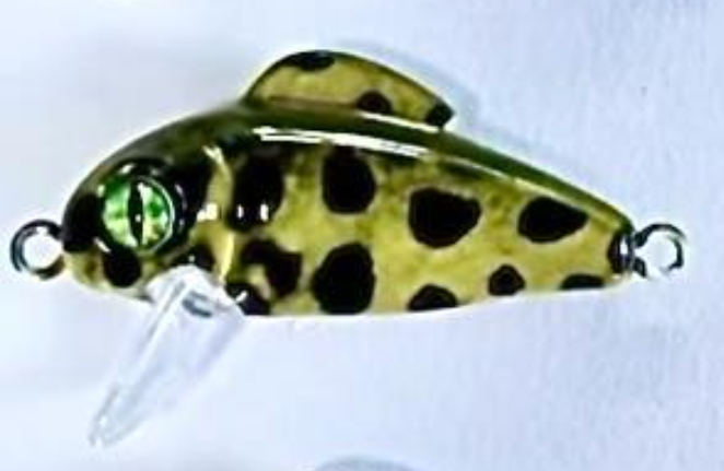 Bullet Lures - Bullet Minnow (Green Leopard Tree Frog)