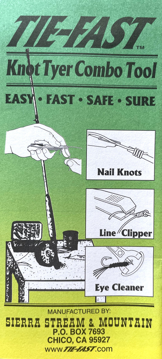 Tie-Fast Knot Tyer Combo Tool - Black