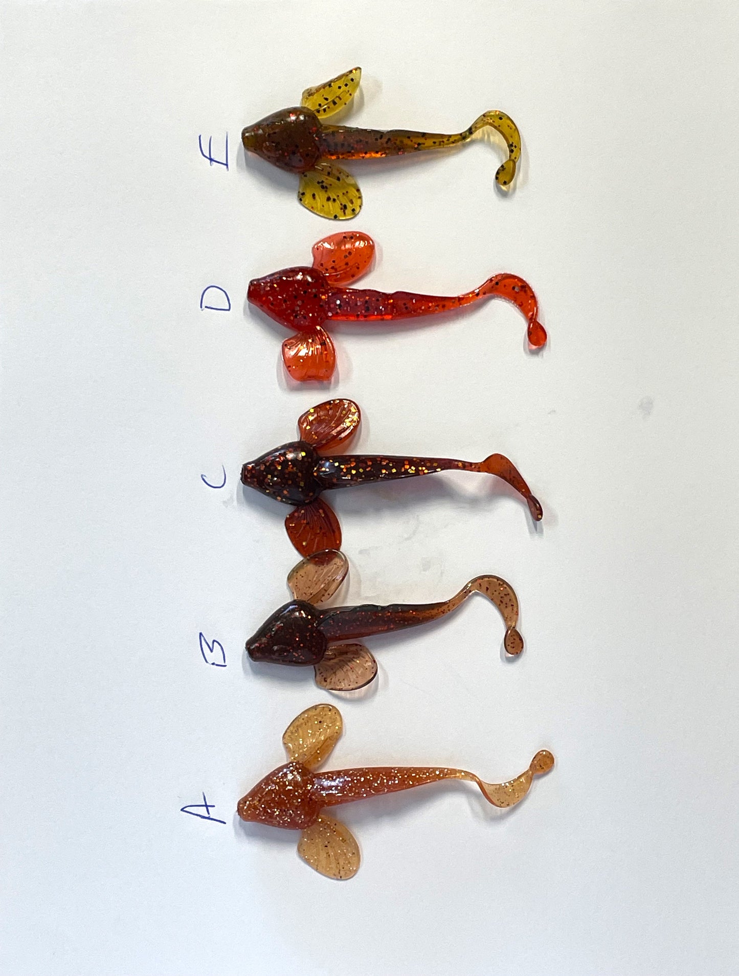 Soft Plastic Flathead - 90mm Colour B (6pk)