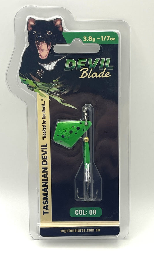 Tasmanian Devil - Devil Blade 3.8g - Lime Frog
