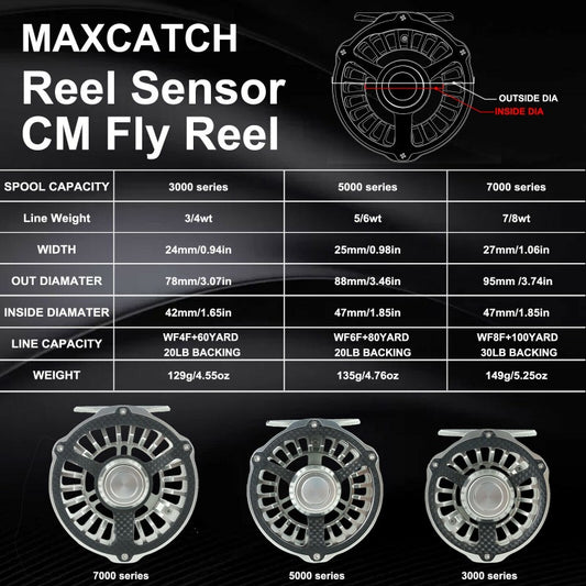 CM Carbon Hybrid Fly Reel