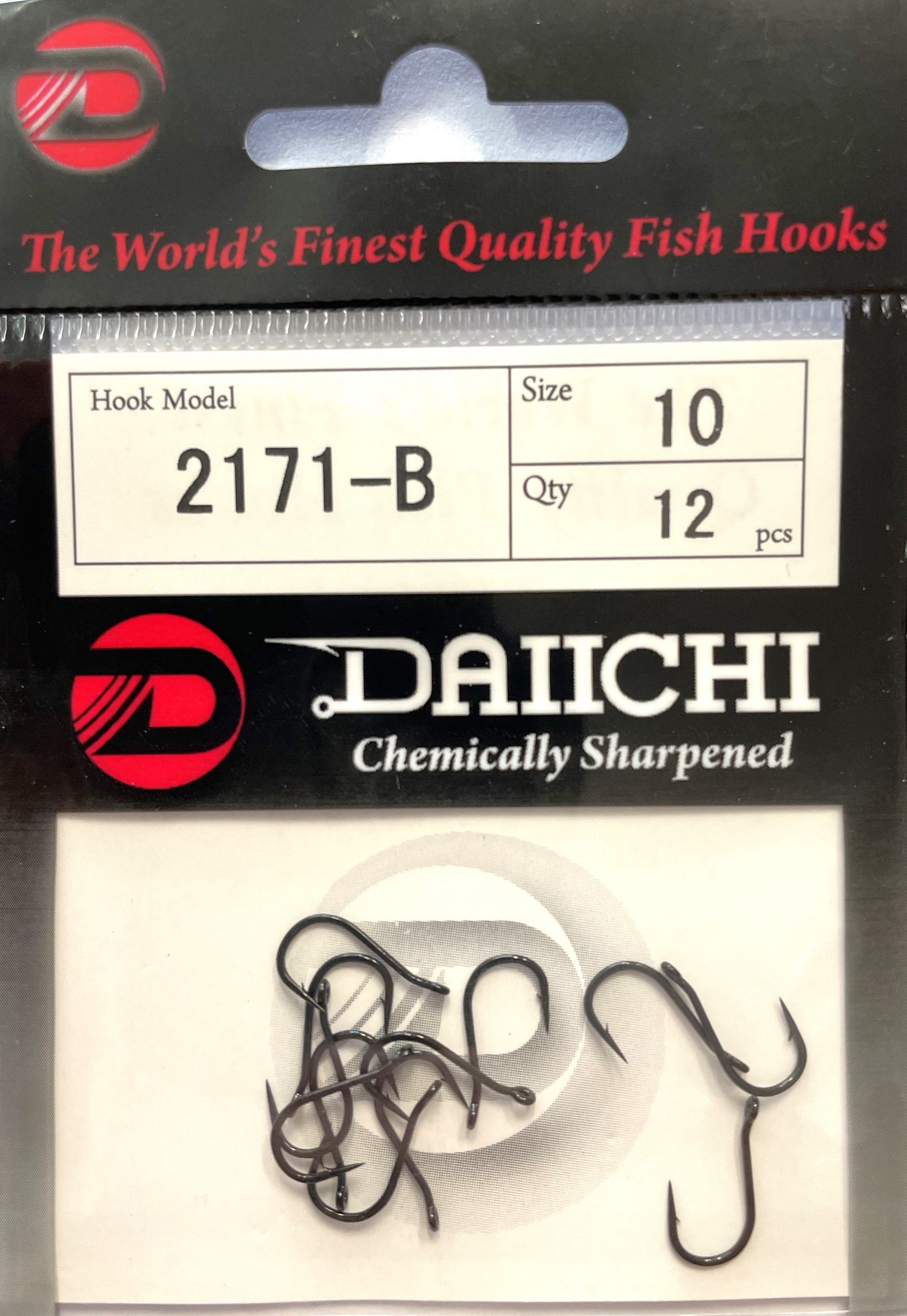 DAIICHI 2171B Series Hooks Size 10 (12pk) Trophy Trout Lures and