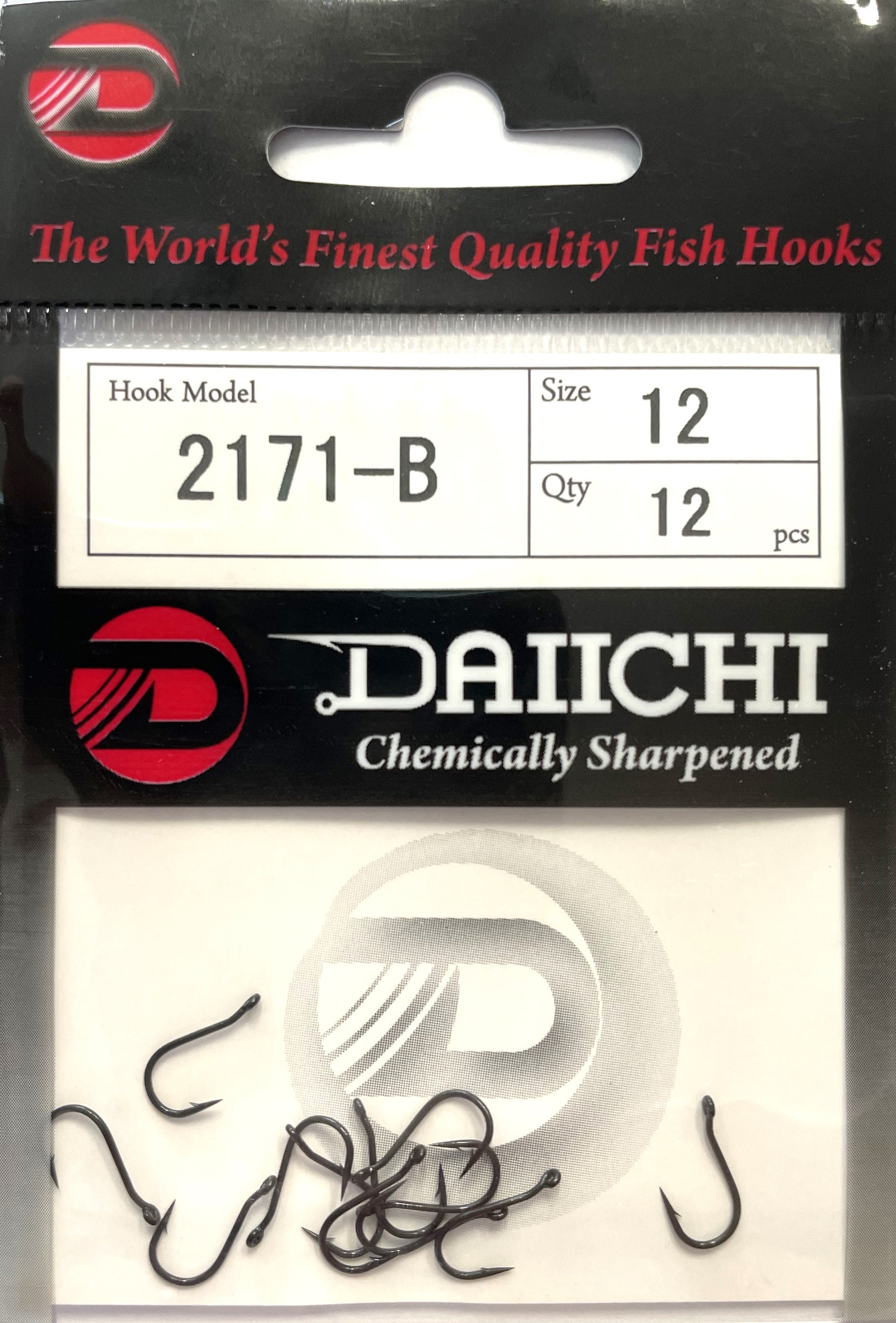 DAIICHI 2171-B Series Hooks - Size 12 (12pk) – Trophy Trout Lures and Fly  Fishing