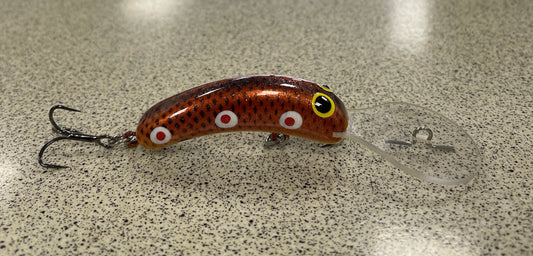 Australian Crafted Lures - Slim Invader 50mm 18ft (#2 Brown Trout)