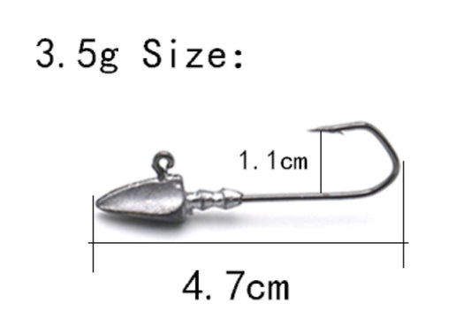 True Glide Jig Heads - 3.5g (5pk)
