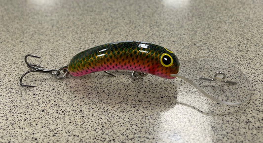 Australian Crafted Lures - Slim Invader 50mm 18ft (#3 Rainbow Trout)