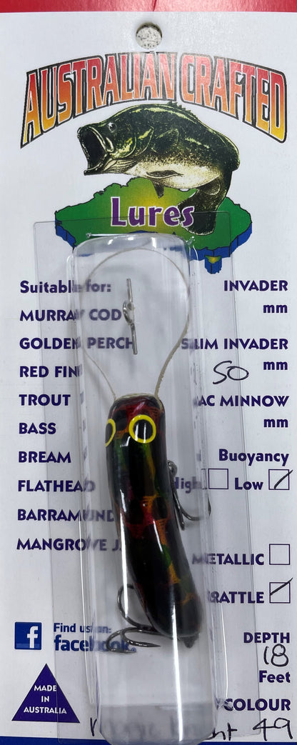 Australian Crafted Lures - Slim Invader 50mm 18ft (#49 Magic Knight)
