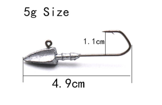 True Glide Jig Heads - 5.0g (5pk)