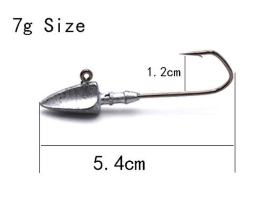 True Glide Jig Heads - 7.0g (5pk)
