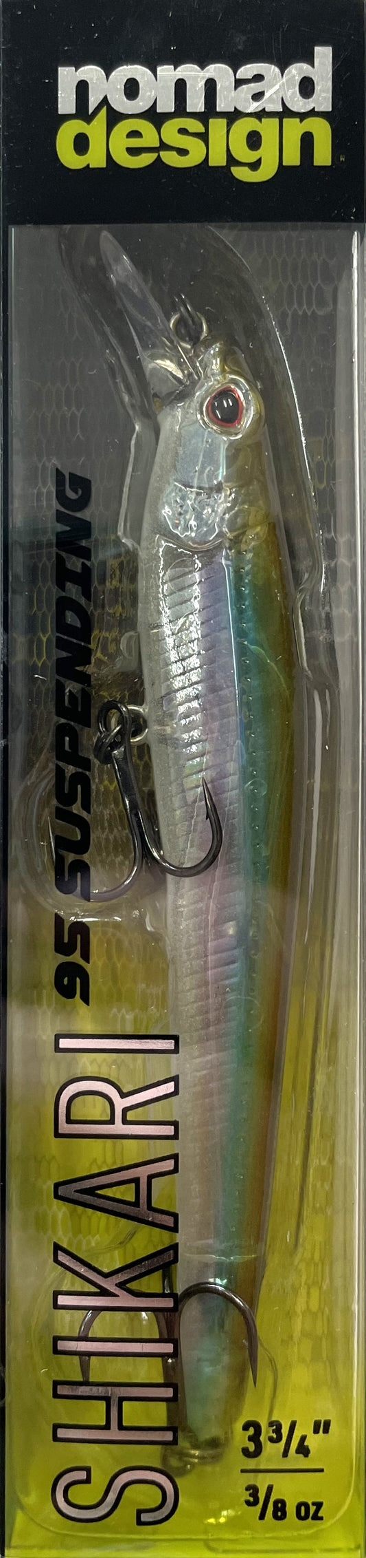 Shikari 95mm Suspending Jerkbait - Aqua Ghost
