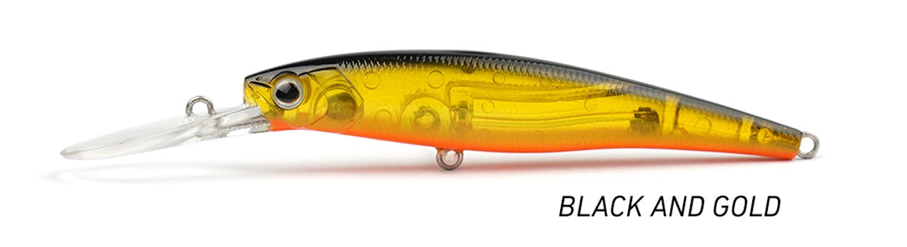 Pro Lure ST72 Minnow - Deep (Black and Gold) – Trophy Trout Lures and Fly  Fishing
