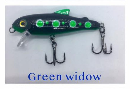 Bullet Lures Five-O Minnow Sinking (Green Widow)