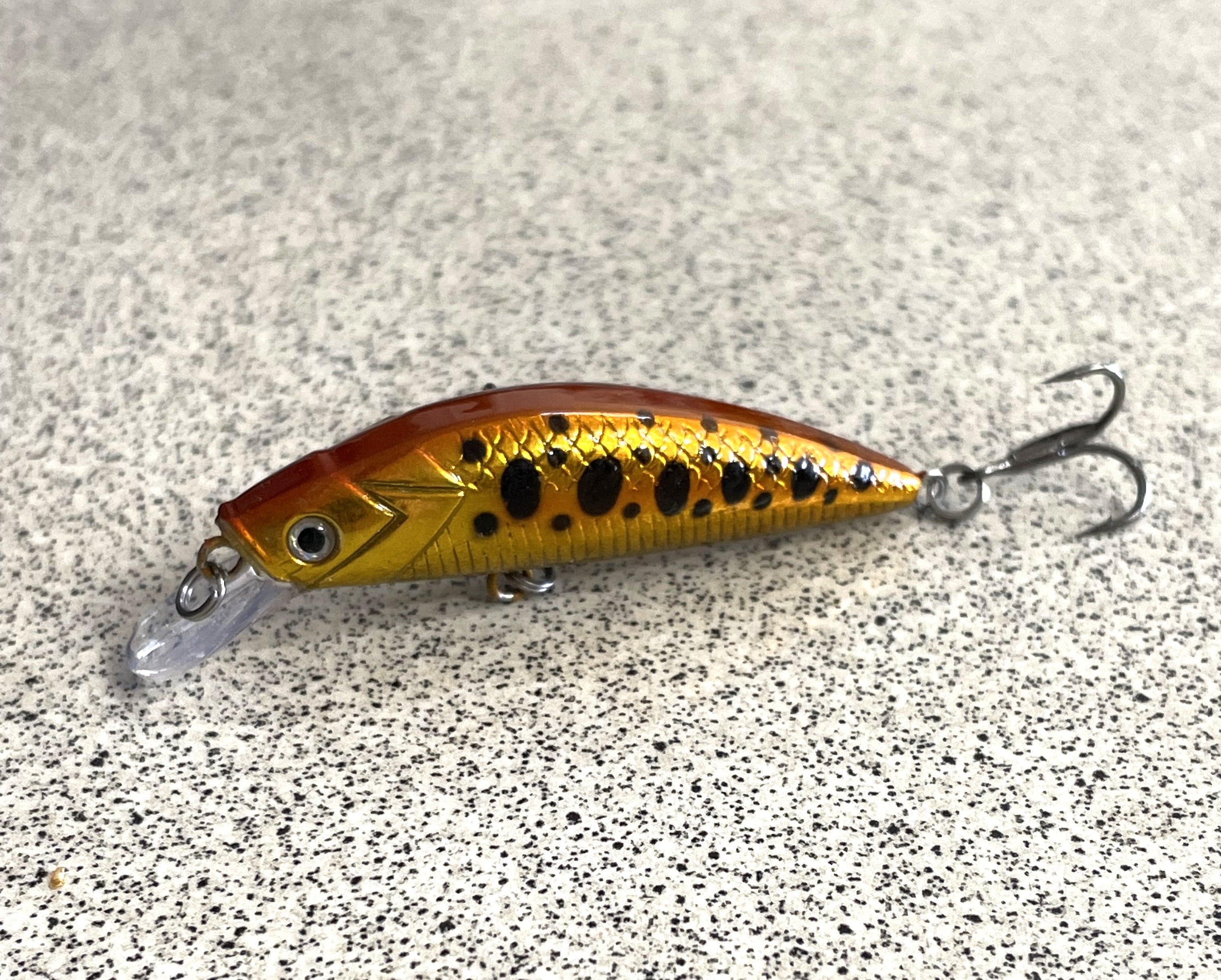 thumbnail image 2 of Troutflies UK Epoxy Minnow Trout Flies – 6-Pack, Size 10 Red, Streamers For Fly Fishing 2 of 4