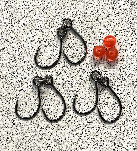 Tasmanian Devil Twin Single Hook Rig #4 (TS4)