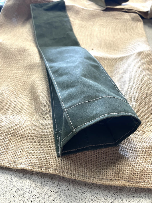 Wading Bag - Hessian with Net Pouch #B