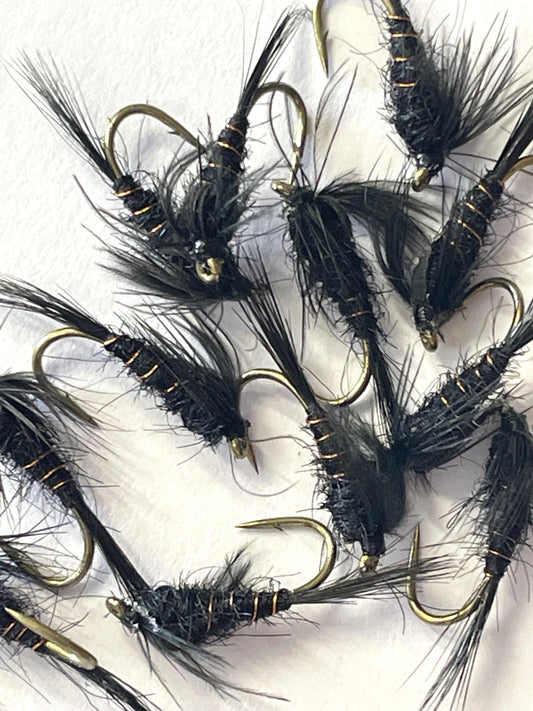 Seals Fur Nymph Weighted - Black