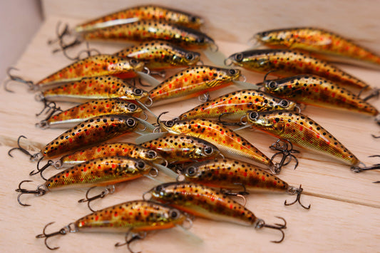 PAN Handmade Lures 45mm 4g Sinking - Brown Trout