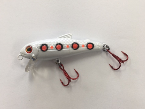 Bullet Lures Five-O Minnow Suspending + Rattling (Pearl Widow)
