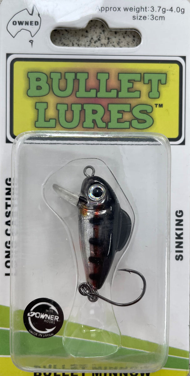 Bullet Lures Bullet Minnow (Salmon Parr) Trophy Trout Lures and Fly Fishing