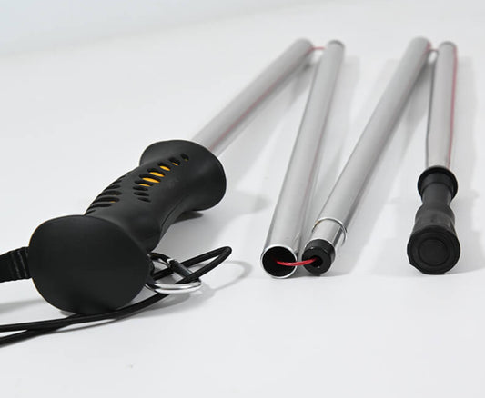 Lockable, Folding Wading Staff with Pouch