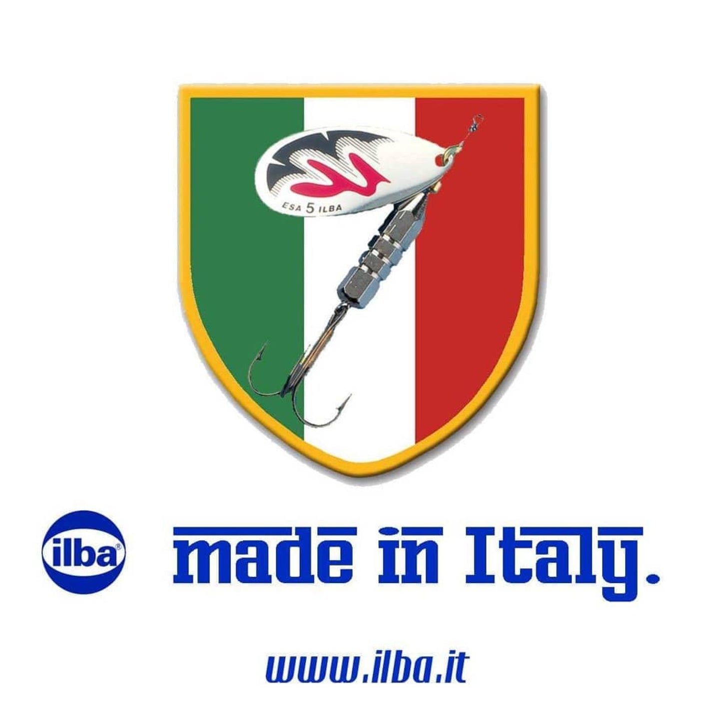 Ilba Tondo Spinner Fly - Black & Silver Size #2