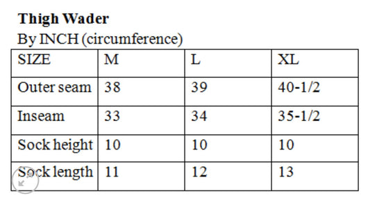 Stalker Back Country Thigh Wader