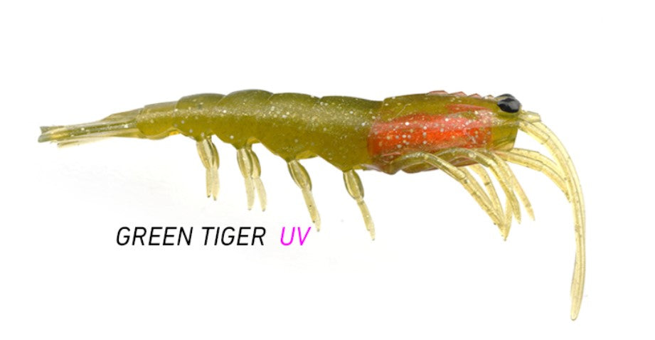 Pro Lure Clone Prawn 92mm - Green Tiger