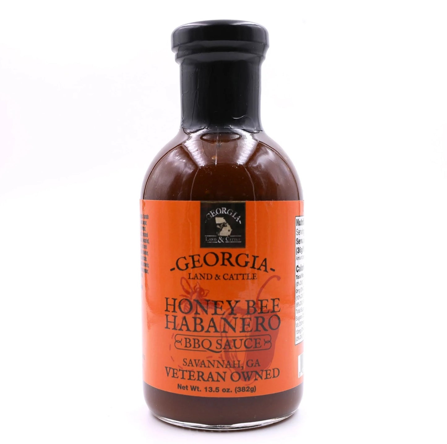 Georgia Land & Cattle - Honey Bee Habanero BBQ Sauce