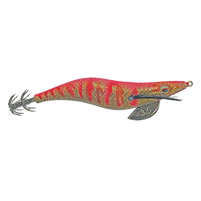 Lineaeffe Red Head Squid Jig Tiger Multicolour | Il Paradiso del Pescatore