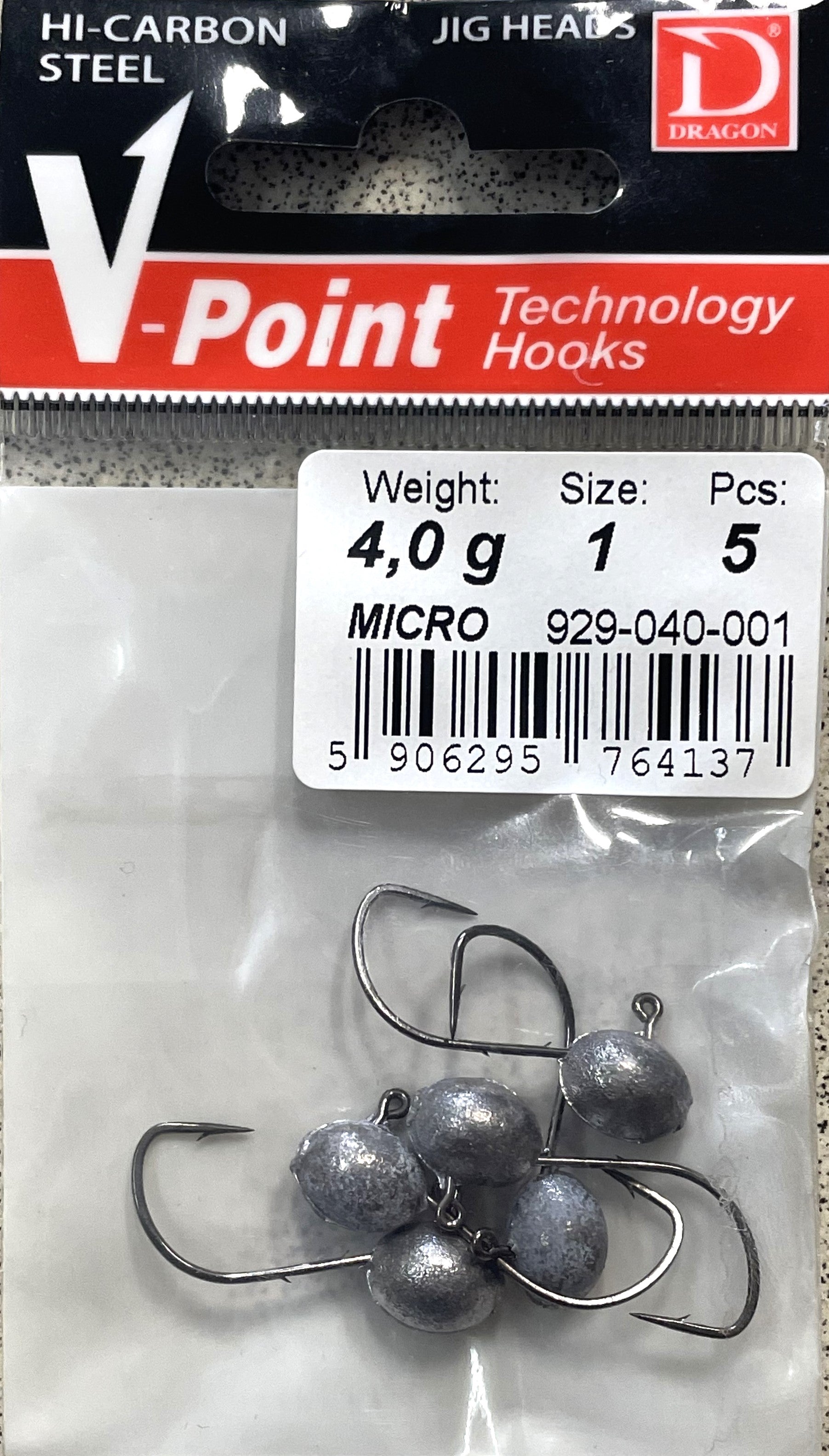 Dragon Jig Head V-Point Micro - Hook #1 / 4.0g – Trophy Trout Lures and Fly  Fishing