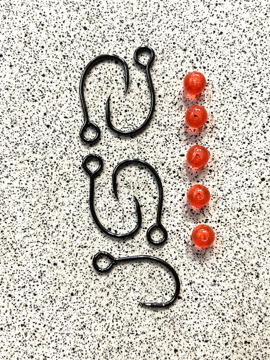 Tasmanian Devil In-Line Single Hook 5pk - #4 (WE4)