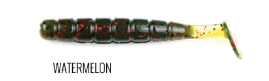 Pro Lure Paddle Grub - 65mm (Watermelon)