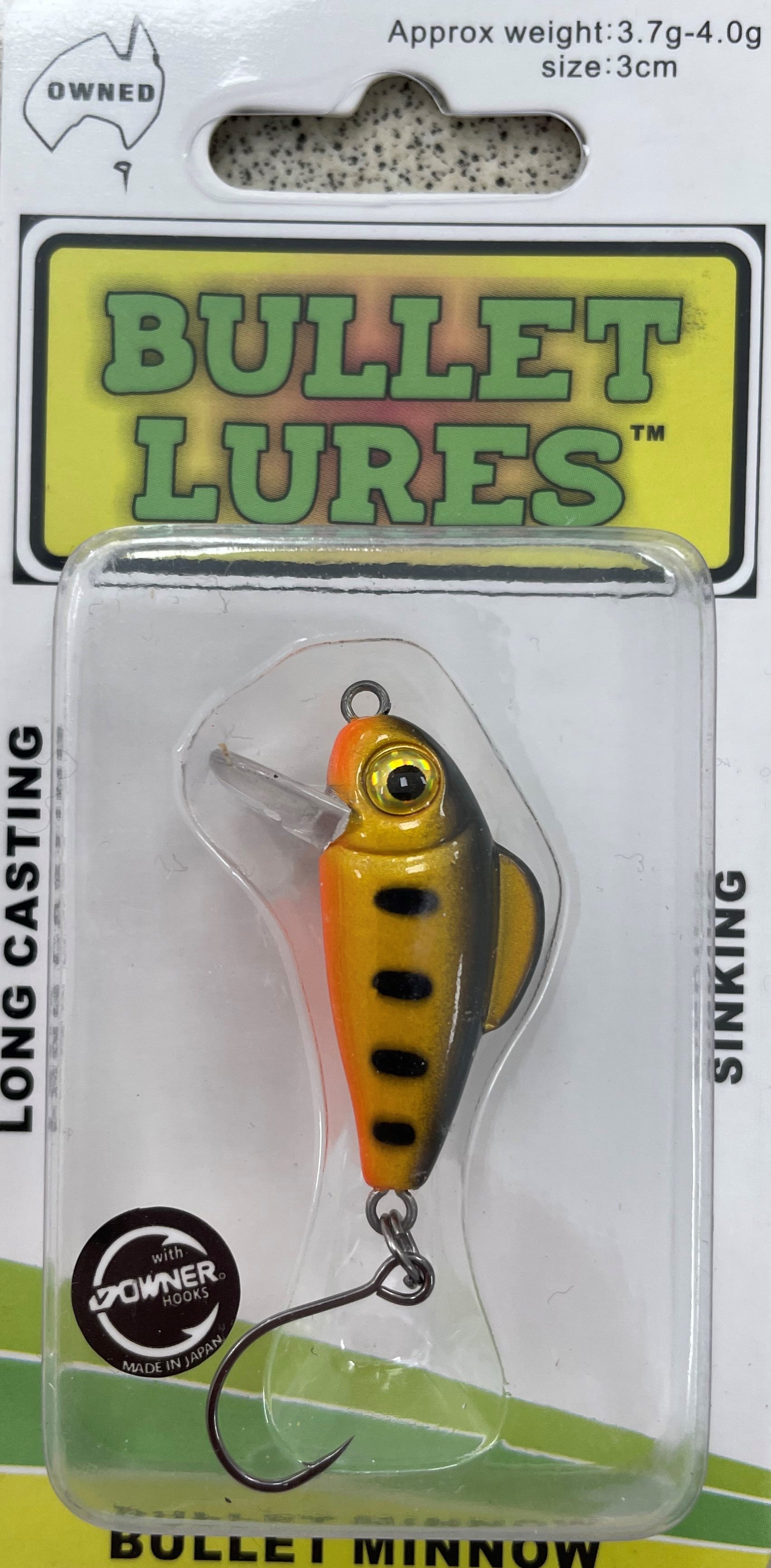Bullet Lures - Bullet Minnow (Yellow Pearl) – Trophy Trout Lures and Fly  Fishing