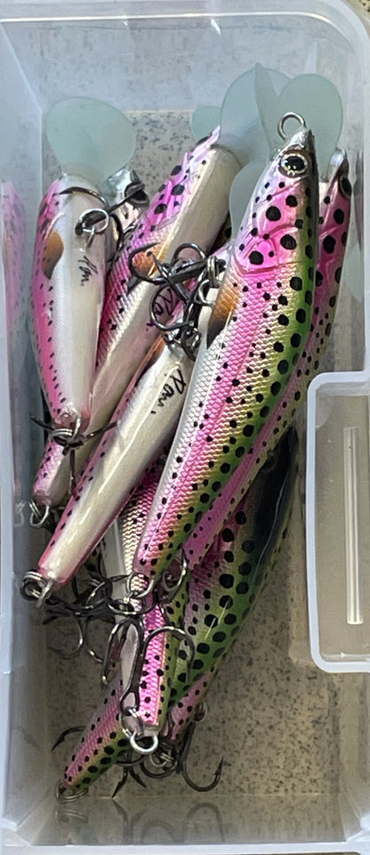 PAN Handmade Lures 72mm 8g Sinking - Rainbow Trout