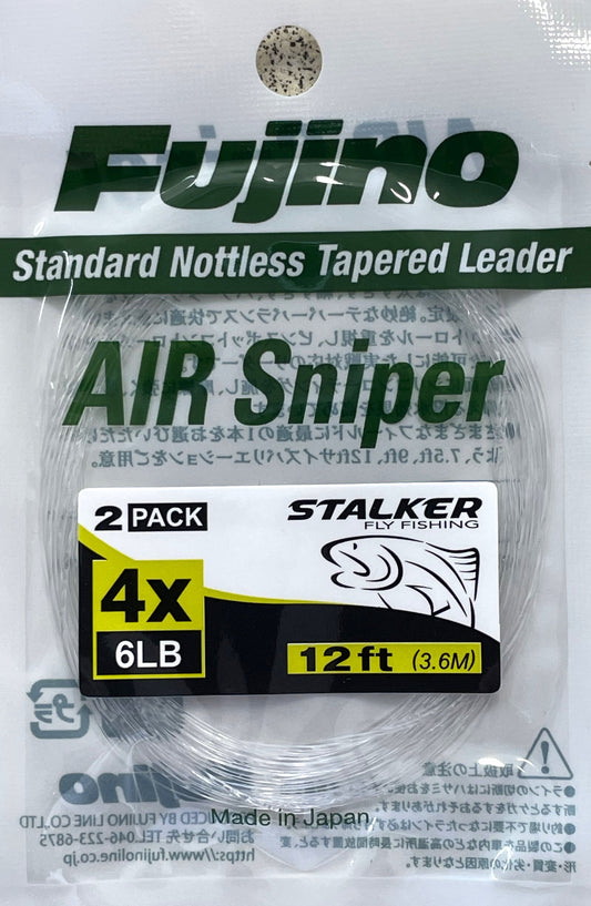 Fujino Air Sniper Leader 2 Pack - 12ft 4X (6lb)