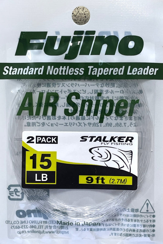 Fujino Air Sniper Leader 2 Pack - 9ft (15lb)