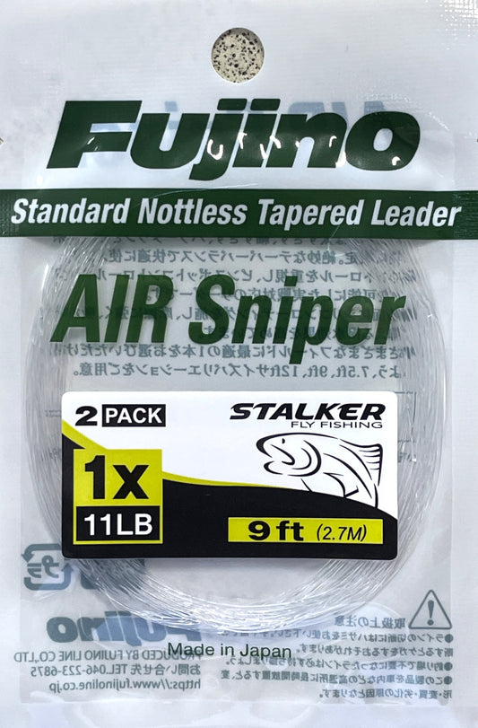Fujino Air Sniper Leader 2 Pack - 9ft 1X (11lb)