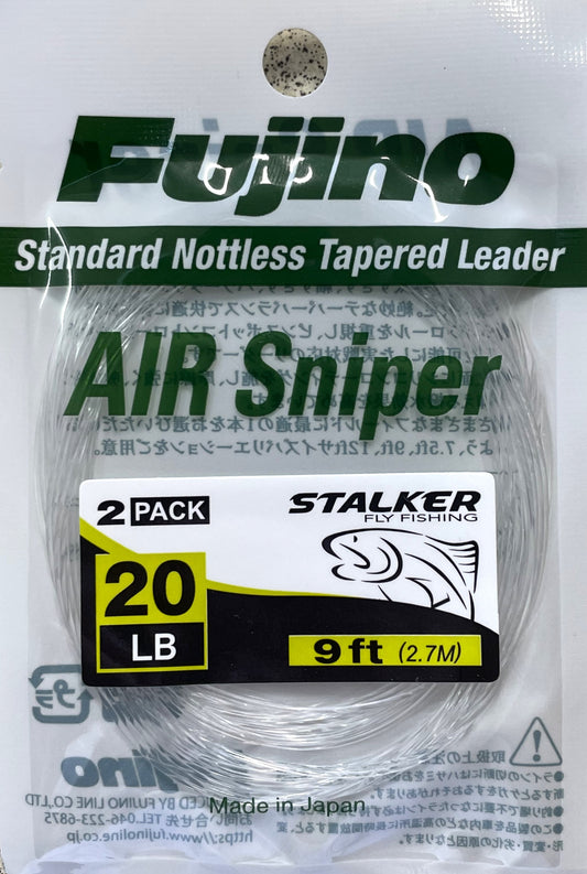 Fujino Air Sniper Leader 2 Pack - 9ft (20lb)