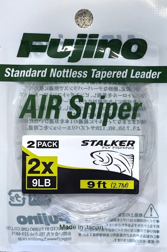 Fujino Air Sniper Leader 2 Pack - 9ft 2X (9lb)