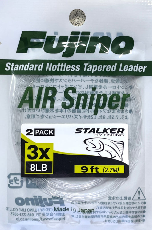 Fujino Air Sniper Leader 2 Pack - 9ft 3X (8lb)