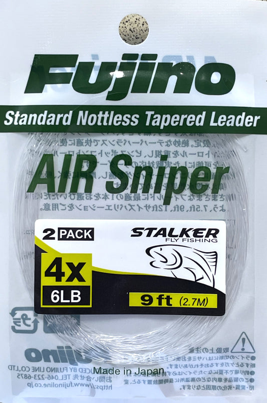 Fujino Air Sniper Leader 2 Pack - 9ft 4X (6lb)