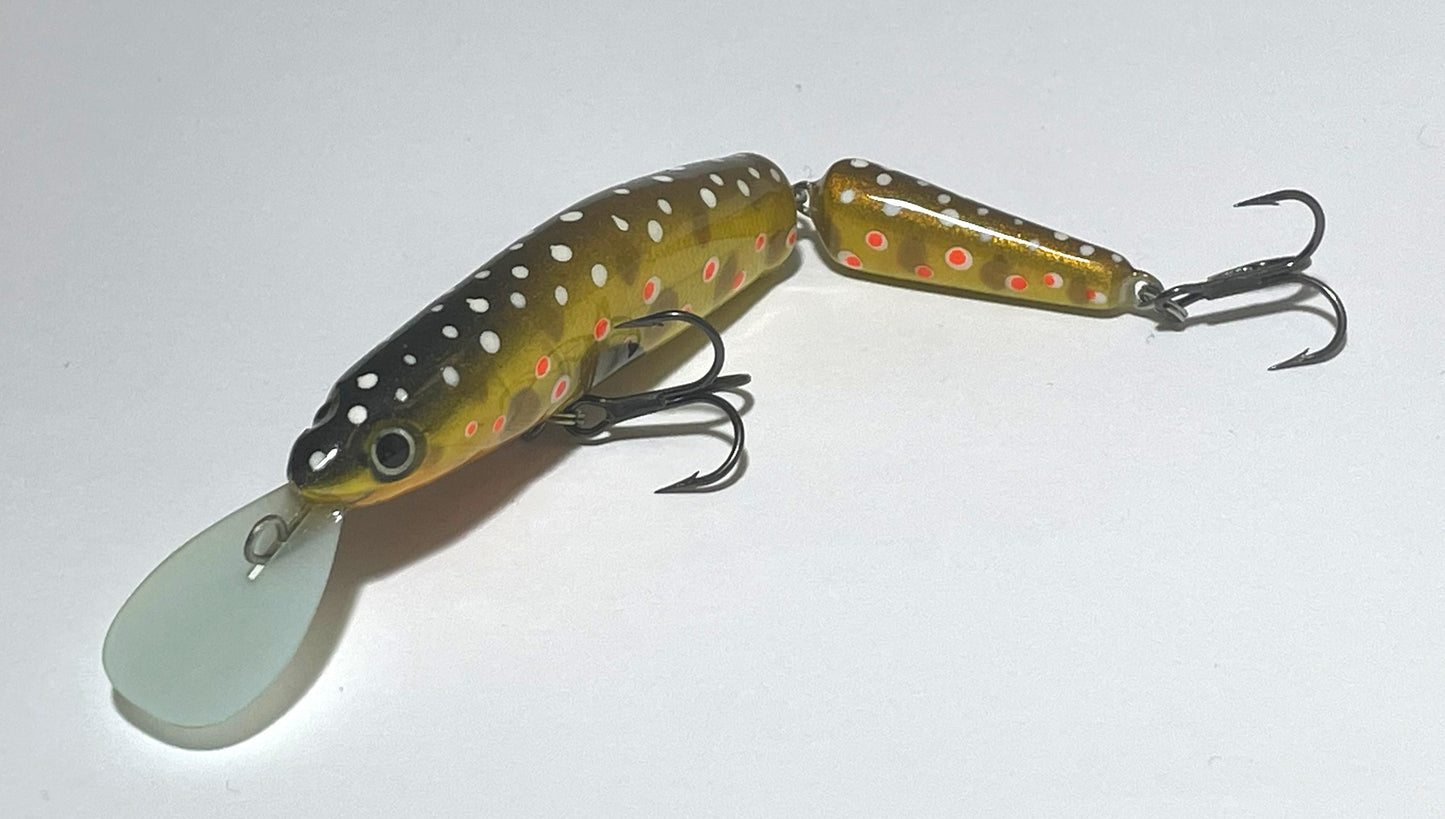 PAN Handmade Lures 100mm 12g Jointed - Brown Trout II