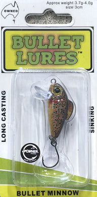 Bullet Lures - Bullet Minnow (Brown Trout)