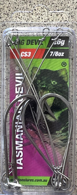Tasmanian Devil 26 gram Single Hook Centre's - 5 Pack