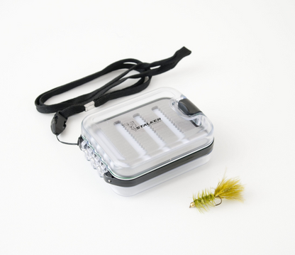 Stalker Double Sided Small Foam Fly Box With Lanyard