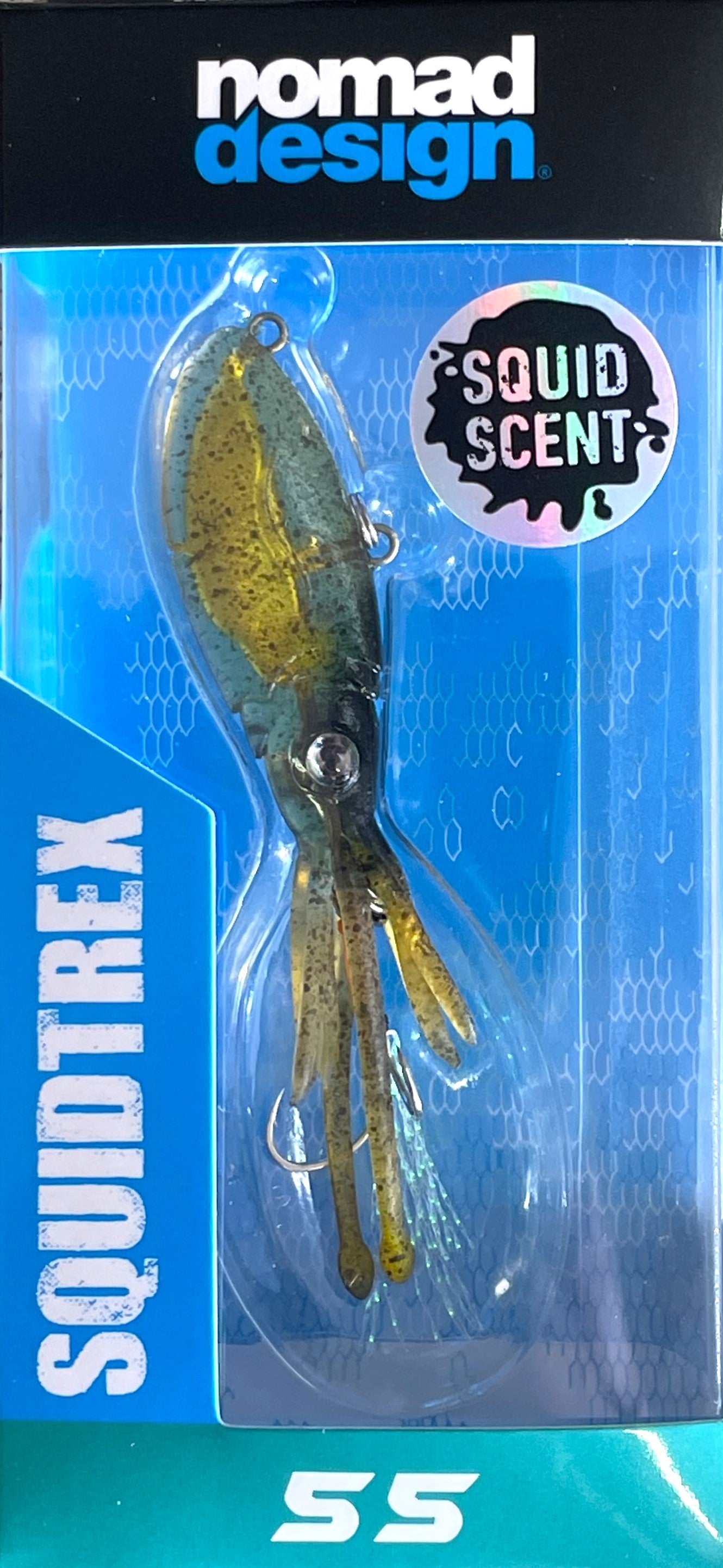 Nomad Squidtrex 55 - Green Gold Gizzy – Trophy Trout Lures and Fly