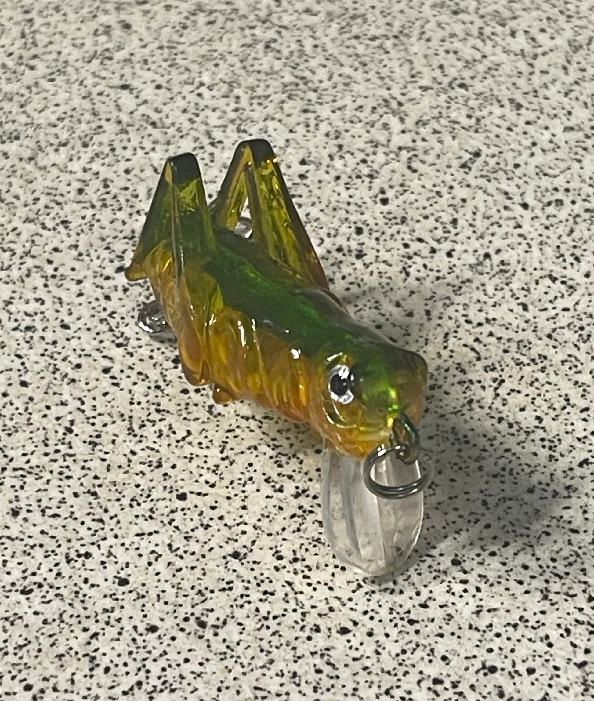 Grasshopper 40mm 3g - Green Gold – Trophy Trout Lures and Fly Fishing